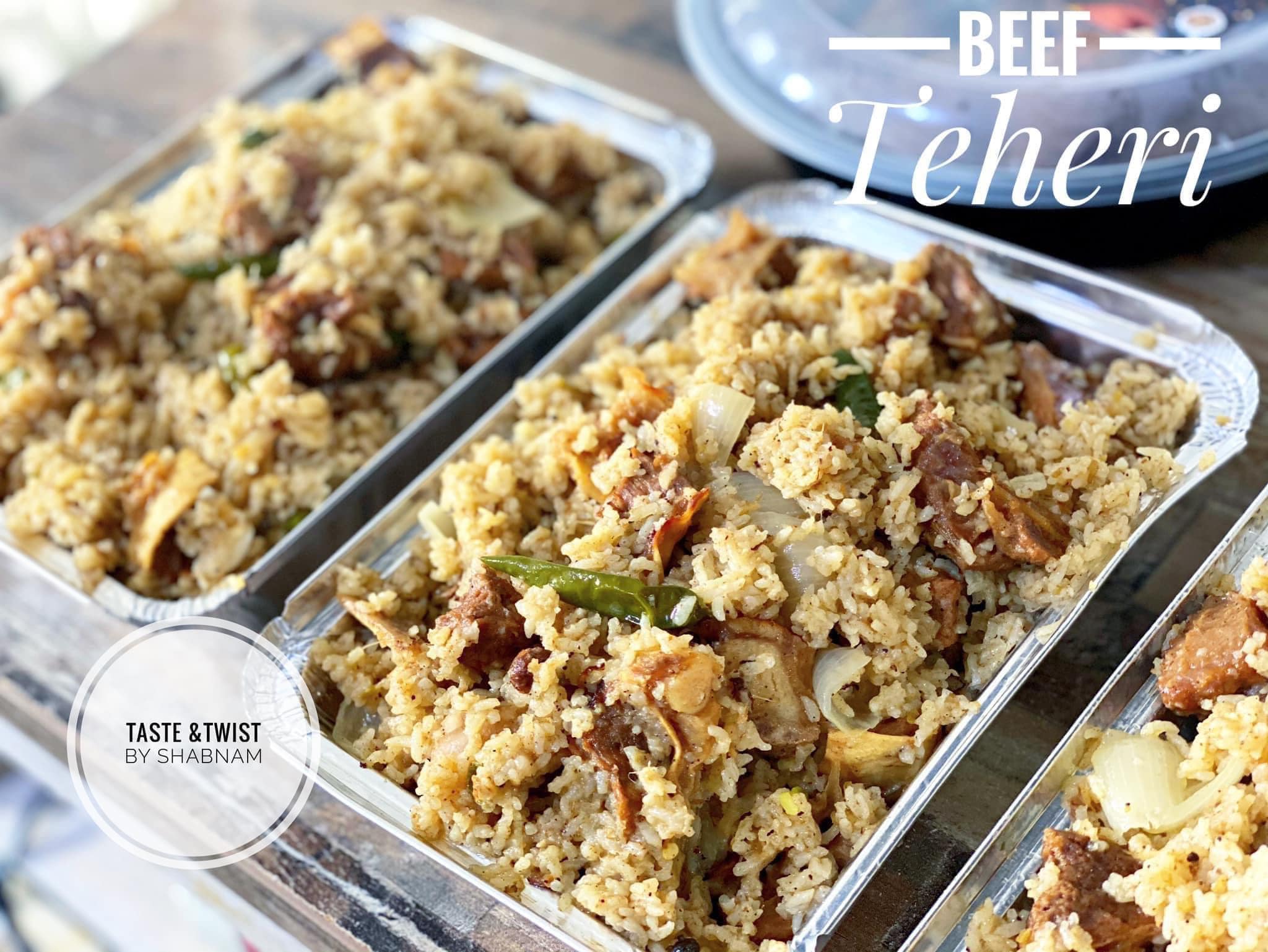 Beef Tehari 18$ per person